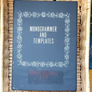 Vintage Sears Kenmore MONOGRAMMER and TEMPLATES & 29 PATTERN CAMS